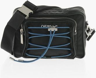Off-white Technical Fabric Crossbody Bag COURRIER CAMERA With Contrast size One