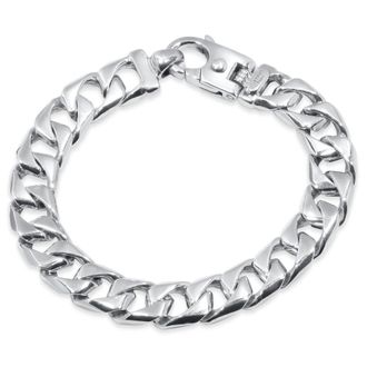 Pompeii3 Mens Curb Link 14k Gold (85gram) or Platinum (132gram) 12mm Bracelet 8.5