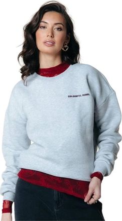 Colourful rebel Dames, Sweatshirts & Hoodies, Grijs, Maat: S