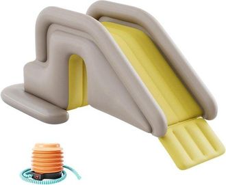 No Brand Tobog&aacute;n Hinchable Para Piscinas Con Sistema Antivuelco Y Barandillas De Seguridad Para Piscinas Enterradas