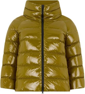 Herno Gewatteerde Jas - Dames - Winterjassen - Groen - 2XS - Jassen