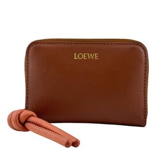 Loewe Brown Leather Coin Purse/Coin Case (Pre-Owned)
