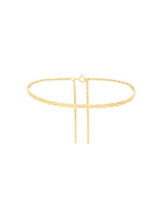 Wouters & Hendrix My Favorites fijne stijve cast ribbon choker - Metallic