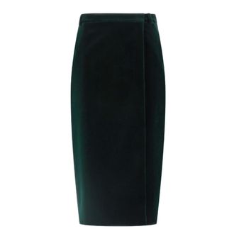 Saint Laurent Mujer, Faldas, Verde, Talla: S