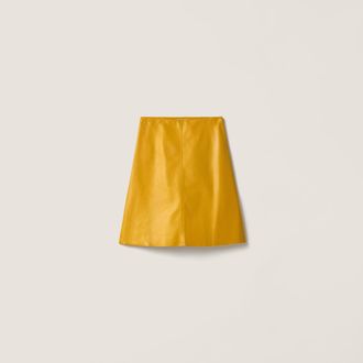 Miu Miu Nappa leather skirt