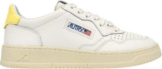 Autry Medalist Low - Heren - Sneakers - Wit - 44 EU - Katoen - Schoenen
