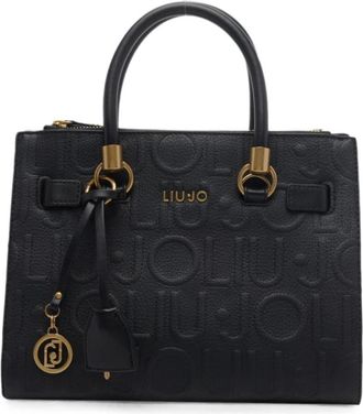 Liu Jo Af 6069 E1139 Handtas - Dames - Handtassen - Zwart - ONE Size - Leer - Tassen