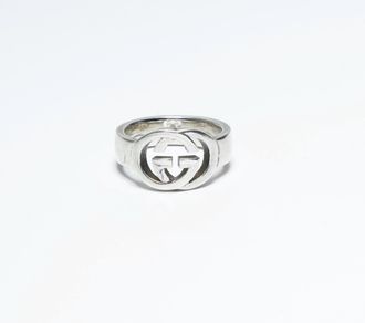 Gucci Silver Band Ring (Pre-Owned)