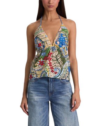 Alice & Olivia Alice + Olivia Karolina Halter Top
