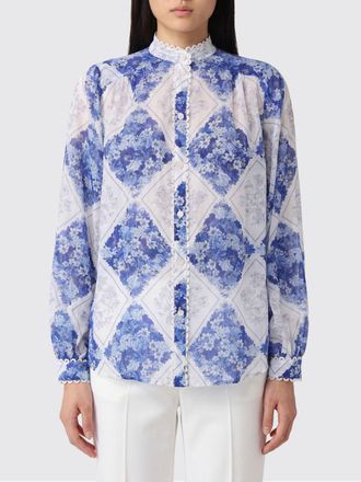 Twinset Camicia in ramie con stampa