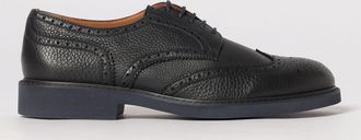 Doucal's Derby Doucals in pelle martellata con motivo brogue