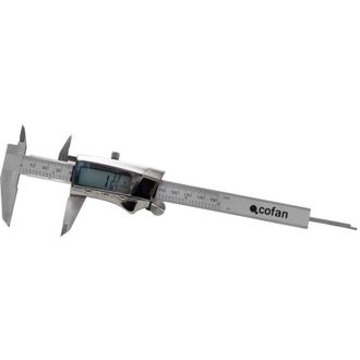 cofan Calibre Digital Inox 0-160, Acero Inoxidable. Pie De Rey O Calibre Fraccionario Digital. Construcci&oacute;n En Acero Inoxidable (heavy Duty). Caracter&iacute;stica