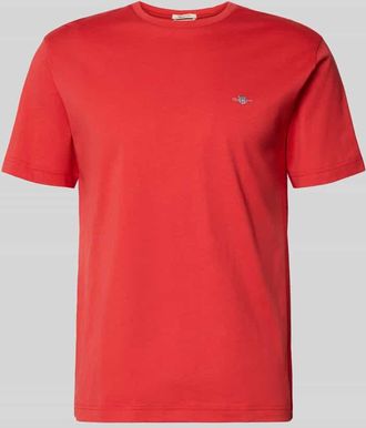 GANT Regular Fit T-Shirt mit Logo-Stitching in Apricot, Gr&ouml;&szlig;e 3XL