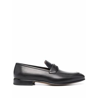 Ferragamo Mens Black Loafers, US Size 6.5
