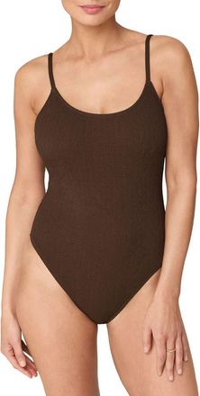 Andie Swim The Laguna One-Piece Swimsuit in Walnut at Nordstrom, Size X-Large