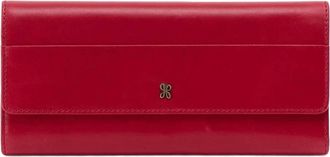 Hobo Womens Jill Large Trifold Wallet In Cranberry