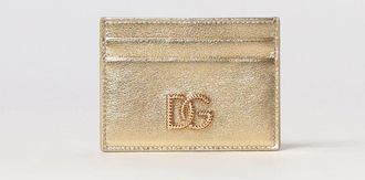 Dolce & Gabbana Portacarte di credito DG in pelle laminata