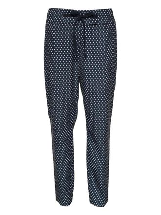 Max Mara pre-owned polka dot trousers - Black