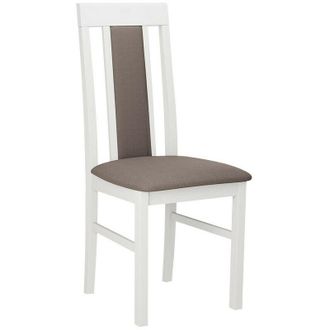 Mirjan24 Mobilier1 - Silla Victorville 165, Blanco, 96x43x40cm, Tapiz, De Madera, Madera, Muebles Ya Montados