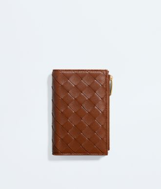 Bottega Veneta Portafoglio Intrecciato bi-fold medio - Marrone - Donna - U