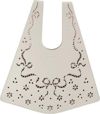 Simone Rocha Mini Lasercut Shopper Bag - Dames - Shoppers - Beige - ONE Size - Tassen