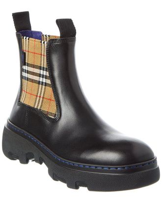 Burberry Leather Chelsea Boot