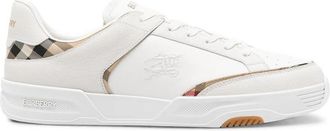 Burberry White Logo Harrow Sneakers