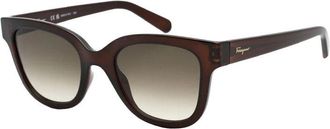 Ferragamo SF1066S 210 Dark Crystal Brown/Grey Gradient