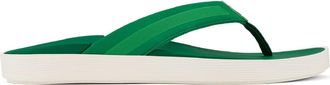 Olukai Mens Leeward Flip-Flops Green 14