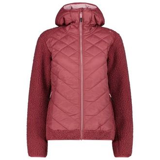F.lli Campagnolo Jacket Hybrid Fix Hood Fleecejacke f&uuml;r Damen | rot