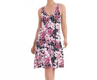 Anita Mala Dress In Black/white