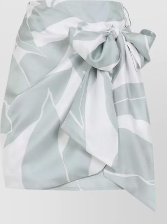 Max Mara silk slim-fit mini wrap skirt