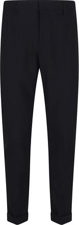 Dondup Blauwe Wollen Broek Aw 25 - Heren - Chinos - Blauw - W30 - Wol - Broeken