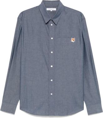 Maison Kitsun&eacute; Fox Head Casual Shirt