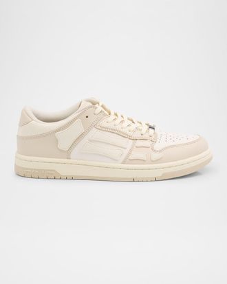 Amiri Skeleton Low-Top Leather Sneakers