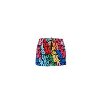 Dsquared2 Beachwear, male, Multicolor, Size: 2XL Boxer Midi