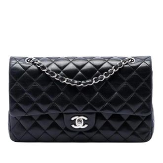 Chanel Pre-owned Double Flap Shoulder Bag - Dames - Pre-owned - Zwart - Maat: ONE Size Leer