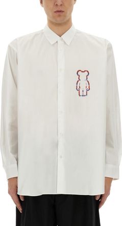 Comme Des Gar&ccedil;ons White Relaxed Graphic Shirt