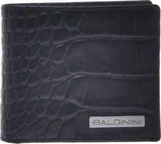 Baldinini Portemonnee - Heren - Portefeuilles - Zwart - ONE Size - Leer - Accessoires