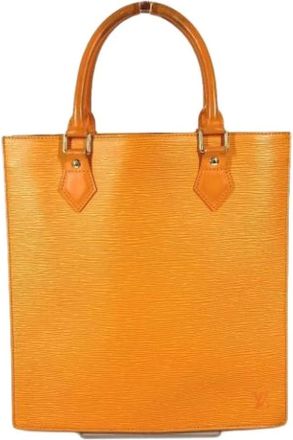 Louis Vuitton Pre-owned Tote Bags, male, Orange, Size: ONE SIZE Pre-owned Epi Leather Tote Bag
