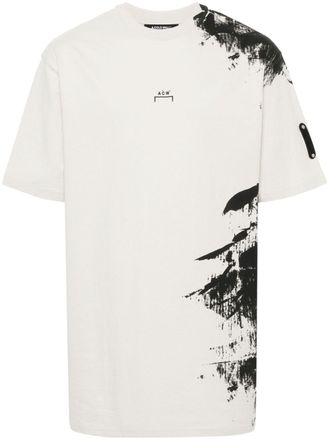 A-Cold-Wall* Brushstroke cotton T-Shirt - Grey