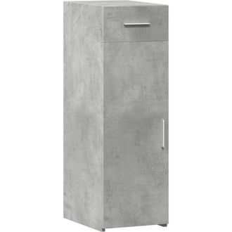 vidaXL Vidaxl - Aparador De Madera De Ingenier&iacute;a Gris Hormig&oacute;n 30x42,5x93 Cm