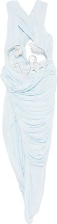 CHRISTOPHER ESBER Gedrapeerde asymmetrische jurk - Blauw