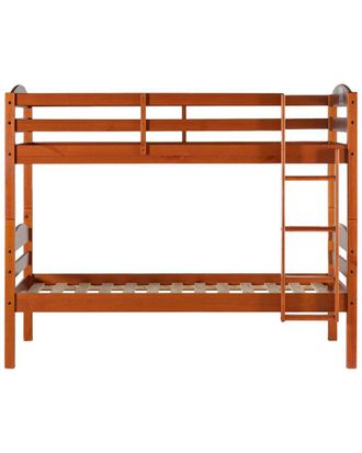 Walker Edison Twin/Twin Solid Wood Bunk Bed