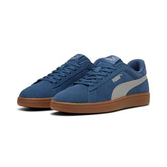 Puma Sneaker PUMA SMASH 3.0, Damen, Gr. 42,5, grau (schwarz indigo, gray echo, gum), unifarben, Schuhe Sneaker