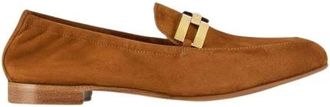Aquazzura Schoenen, Dames, Bruin, 40 EU, Leer, Brandi Loafers
