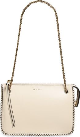 Etro Leather Crossbody Bag in Panna at Nordstrom