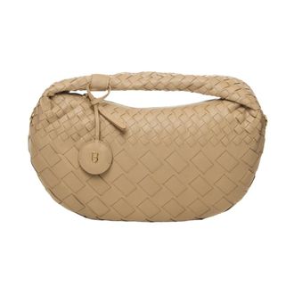 Tosca Blu Dames, Tassen, Beige, Maat: ONE Size Leer