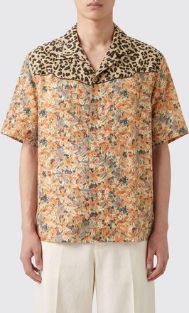 Valentino Garavani Camicia bowling in seta con stampa animalier e floreale