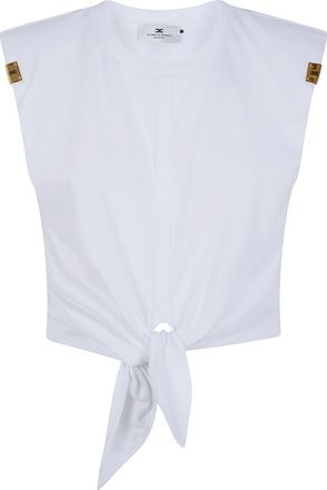 Elisabetta Franchi Cropped T-Shirt